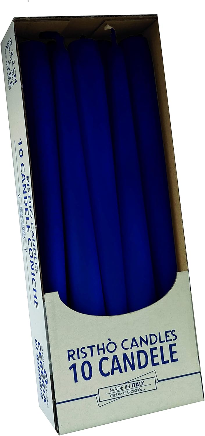 Risthò 56213_87 Candles, Wax, Navy Blue, One Size Amazon.co.uk