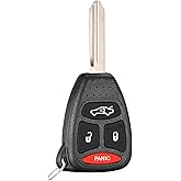 Key Fob Replacement Fits for Chrysler 300 Magnum 2005 2006 2007 Aspen 2005-2009 Charger 2006-2007 Durango 2006-2009 Jeep Commander 2006-2007 Grand Cherokee 2005-2007 Car Keyless Entry Remote KOBDT04A