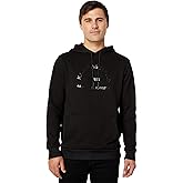 KARL LAGERFELD mens Long Sleeve Hooded Karl Logo Regular Fit Sweatshirt