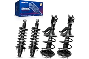 KAX Quick Front Rear Struts for Honda 2002 2003 2004 2005 2006 CR-V CRV Front Rear Shocks Complete Struts Assemblies with Coil Spring Set of 4, Replace 172143 172144 171380L 171380R