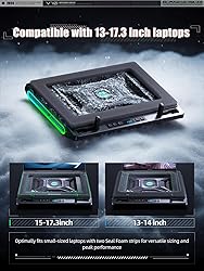 llano V10 Gaming Laptop Cooling Pad, RGB Laptop