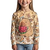 JEOCODY Kids Long Sleeve Shirts Boys Girls Crewneck Soft Tee Tops Size 3-16