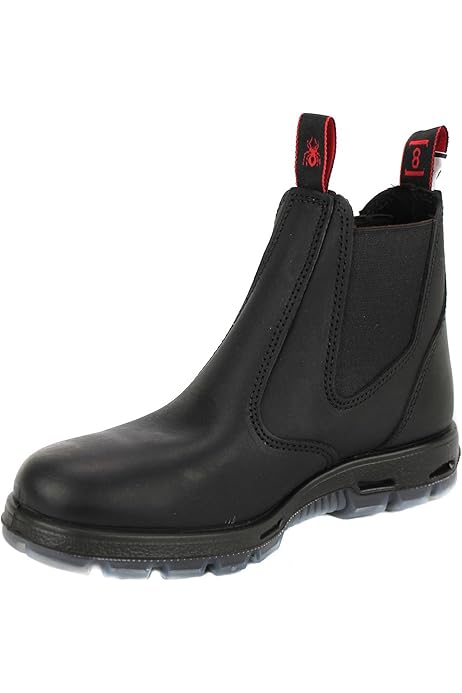 black chelsea work boots