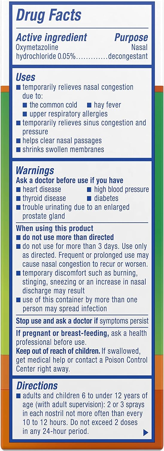 Zicam Extreme Congestion Relief Nasal Spray, 12 Hour Relief, No-Drip Liquid with Soothing Aloe Vera - 0.50 fl oz (Pack of 4)