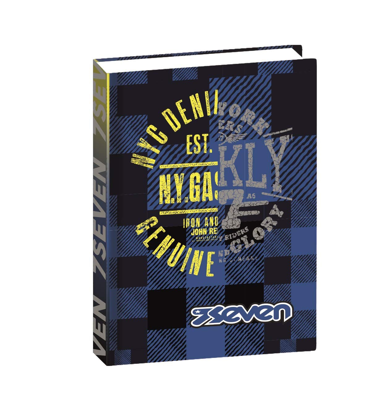 Seven Diaro Standard 12 Month School, Flying Dreams, Blu, Elementary and Middle School