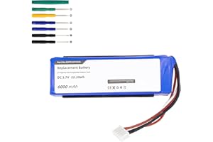 Replacement Battery for JBL Charge 3 3.7V/6000mA