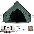 WHITEDUCK Regatta Canvas Bell Tent - w/StoveJack, Waterproof, 4 Season Luxury Camping and Glamping Yurt Tent Outdoor