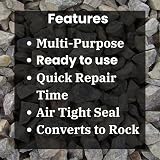 Vitcas Fire Cement 500g High-Temp Adhesive for Fireplaces Stoves Boilers view 7
