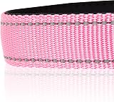 HEELE Reflective Dog Collar Soft Neoprene Padded Pink S 26-38cm view 5