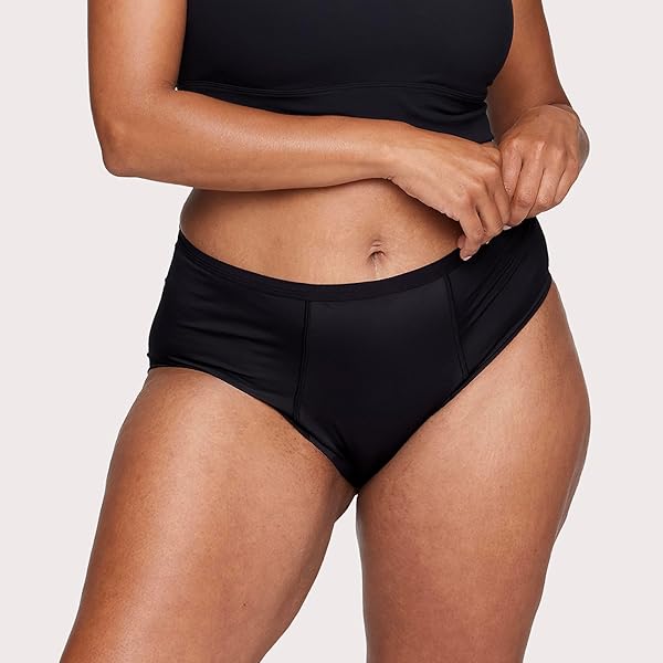 PROOF. BY ALWAYS HIGH RISE BRIEF, OVERNIGHT ABSORBENCY PERIOD UNDERWEAR FOR WOMEN – HOLDS UP TO 9 REGULAR TAMPONS – WASHABLE LEAKPROOF PERIOD PANTIES – XL, BLACK, X-LARGE