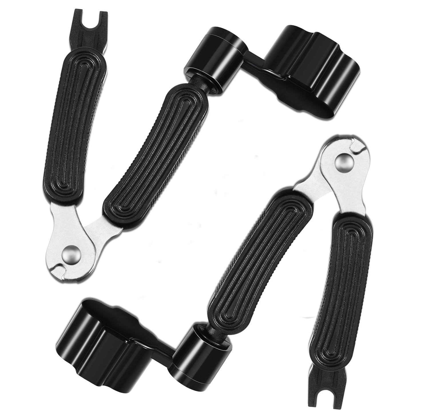 Guitar String Winder,2 PCS 3-In-1 Guitar String Winder Cutter and Bridge Pin Puller Guitar Repair Tools Acoustic Electric Guitar String Winder Tool for Guitar,Bass,Violin,Ukulele