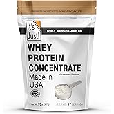 It's Just! - 100% Whey Protein Concentrate, Made in USA, Premium WPC-80, Natural Cocoa Powder (1.25 Pound, Chocolate)
