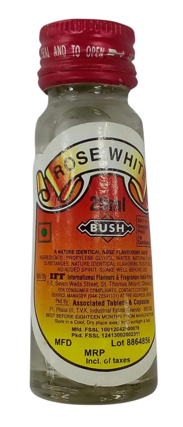 Bush Food Essence Rose White ml Bottle Amazon In