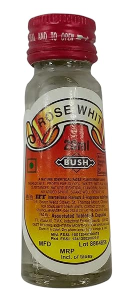 Bush Food Essence Rose White ml Bottle Amazon In