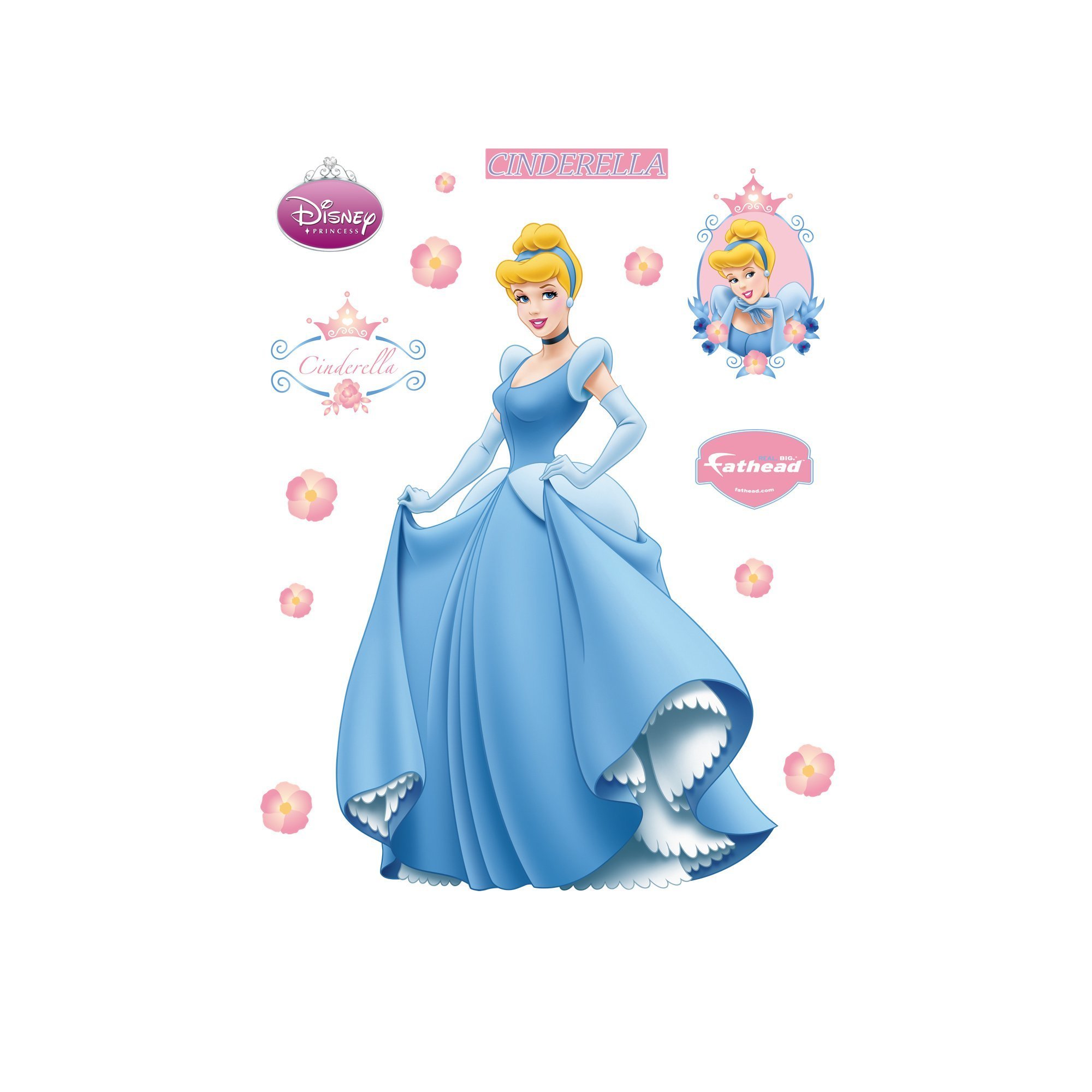 Buy FATHEAD CinderellaLifeSize Officially Licensed Disney Removable
