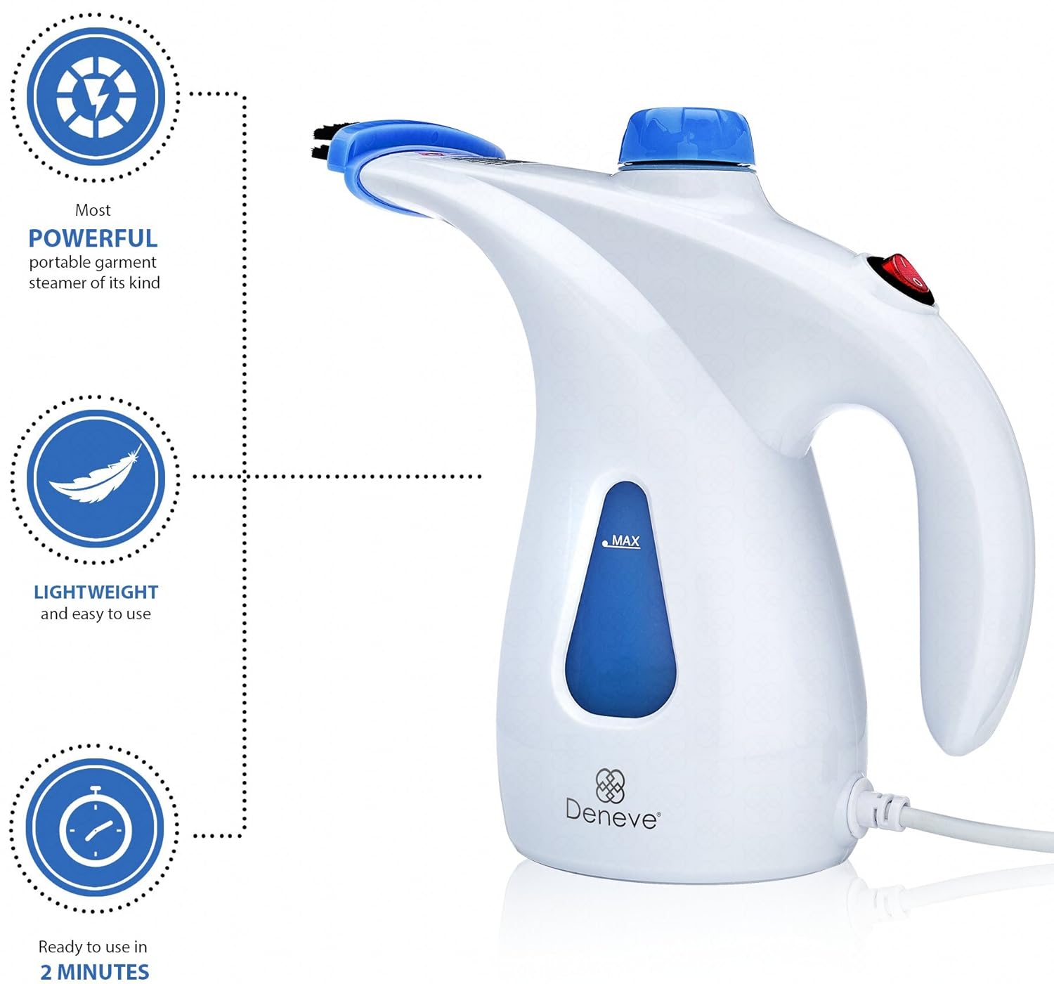 Portable Garment Steamer Handheld Clothes Fabric Steam