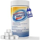Bromine Tablets for SPA Hot Tub 2.2LB Brominating Tablets Booster | Soft Water Feel No Chlorine Odor Chemical Sanitizer Great Chlorine Alternative