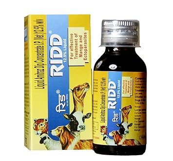 Pet Care Ridd Anti-Tick and Flea Solution by by Jolly and Cutie Pets (60ml)