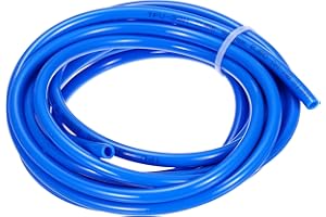PATIKIL Pneumatic Tubing 5/16 OD 16.4ft, 8mm OD 5mm ID PU Air Line Pipe Tube for Air Compressor Fitting or Fluid Transfer,Blu