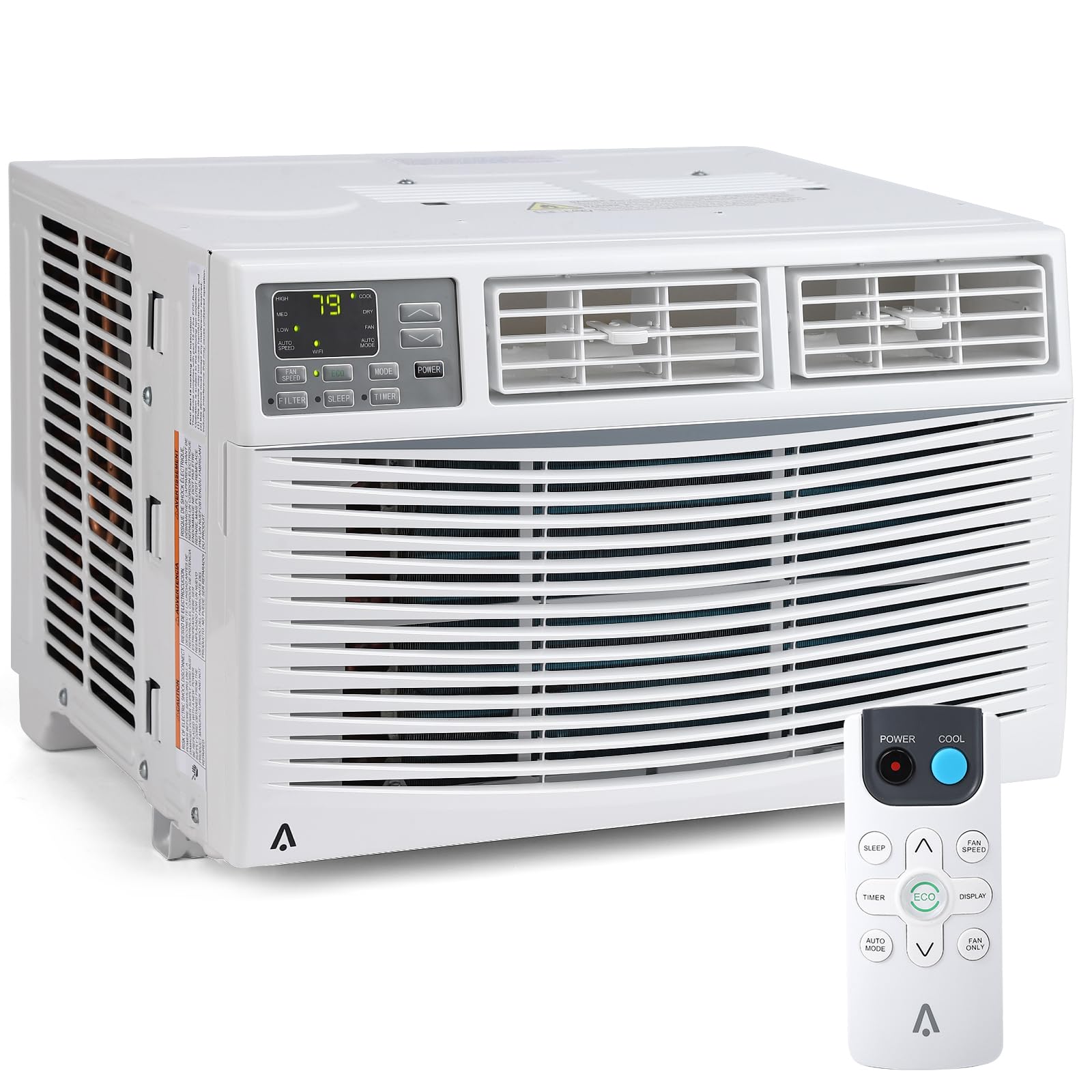 Photo 1 of 10000 BTU Window Air Conditioner with WiFi, Window AC Unit Cools Up to 450 Sq. Ft with Cooling, Dehumidifier, 3 Fan Speed, Energy Saving with Remote & App Control & Timer Function, Perfect for Room