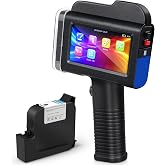 BENTSAI B35 Handheld Inkjet Printer with 1 Inch Printhead | Print Batch Coding EXP Date Marking Product Labeling on Carton Wood Plastic Metal Fabric Glass Aluminum Any Surfaces