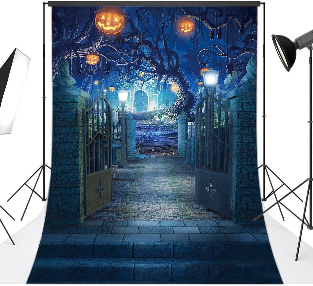 LB 6x9ft Halloween Vinyl Photography Backdrop Customized Photo Background Studio Prop WSJ476