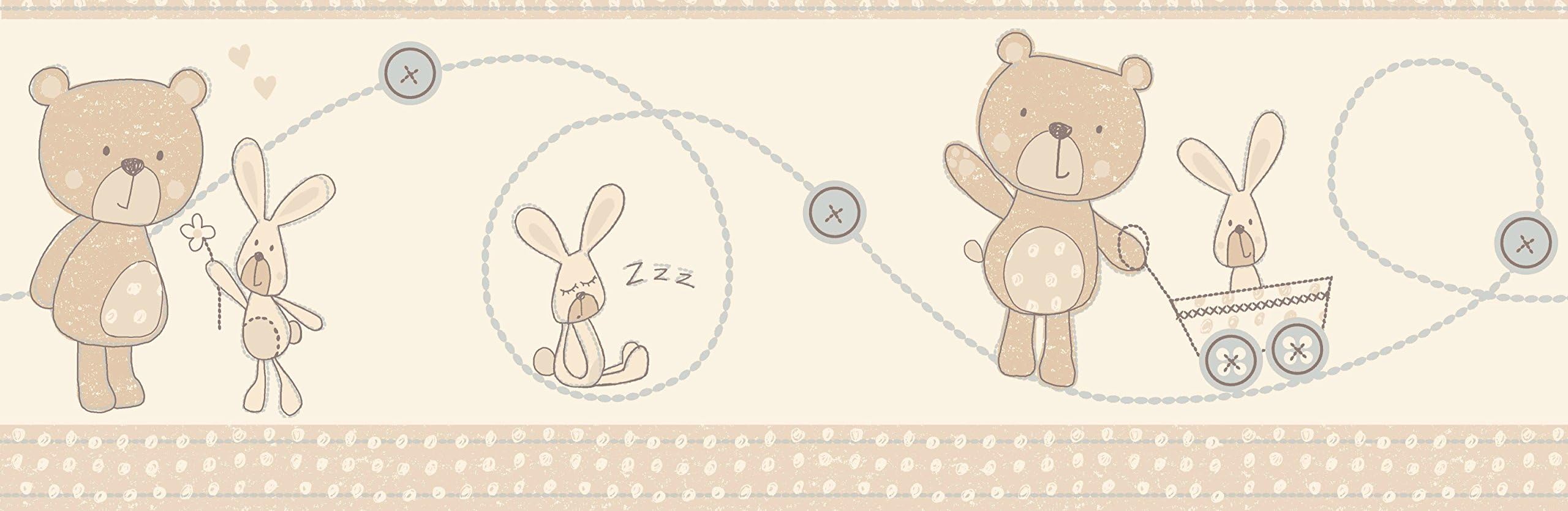 Fun4wallsBear and Boo Self Adhesive Border