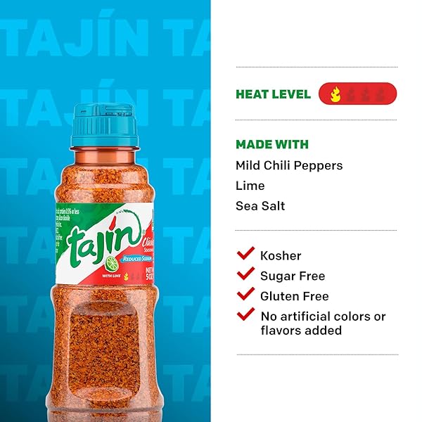 TAJÍN CLÁSICO REDUCED SODIUM SEASONING 5 OZ (PACK OF 1)