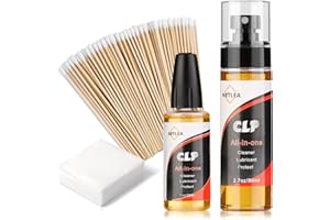 110ml/3.7oz CLP Gun Cleaning Oil Needle Oiler & Gun Cleaner and Oil Spray Includes Reusable Cloth Swabs and Patches for Firea
