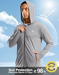 Men's UPF 50+ Sun Protection Hoodie Jacket
