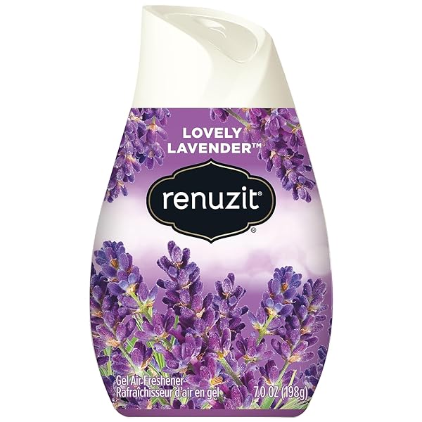 RENUZIT GEL AIR FRESHENER, LOVELY LAVENDER 7 OZ