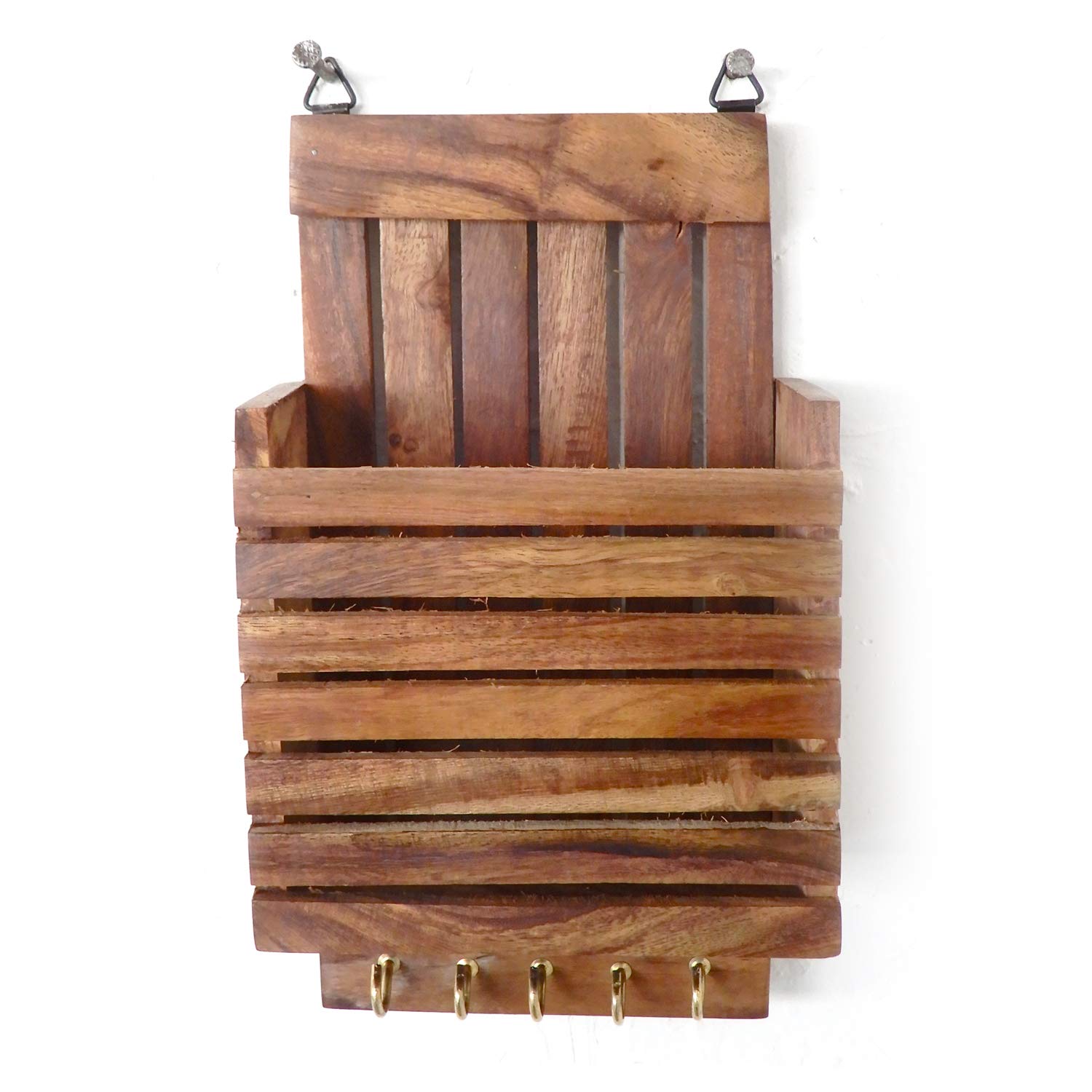 Special Gifts At Good Friday Wooden Letter Cum Key Holder Strip Design With 5 Key Hanger Key Storage Amazon In Home Kitchen