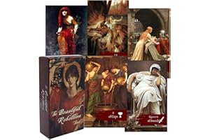 BANQUIURA Tarot Cards - The Beautiful Rebellion Tarot 78 Tarot Cards, Pocket Edition Tarot Cards for Beginners Divination Tools Size: 4.34 "x 2.37"