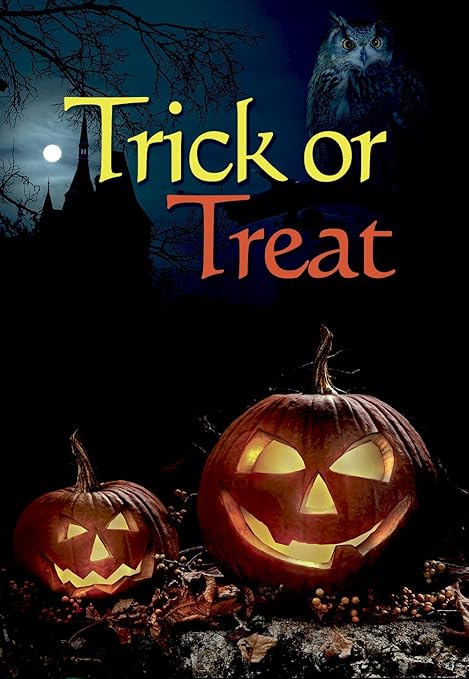 Amazon Com Morigins Jack Pumpkin Scary Halloween Double Sided Decorative House Flag 28 X40 Garden Outdoor