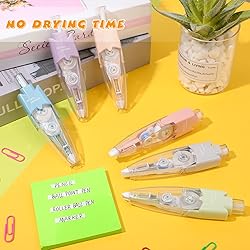 Yexiya 6 Pcs Retractable Correction Pen 236 Inches