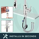 FORIOUS Kitchen Sink Taps Mixer with Pull Out Spray Chrome UKKF23CH view 8