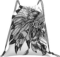 Sac sport avec cordon de serrage tête de mort 1