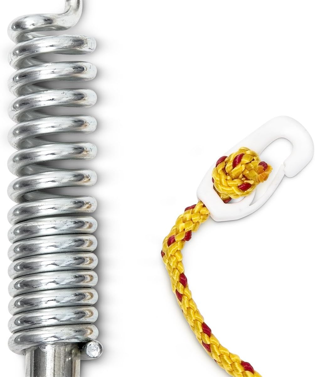Relaxdays Adjustable Dog Lead Leash For Bicycles, Silver-Yellow, 47 x 21.5 x 5 cm - Image 4
