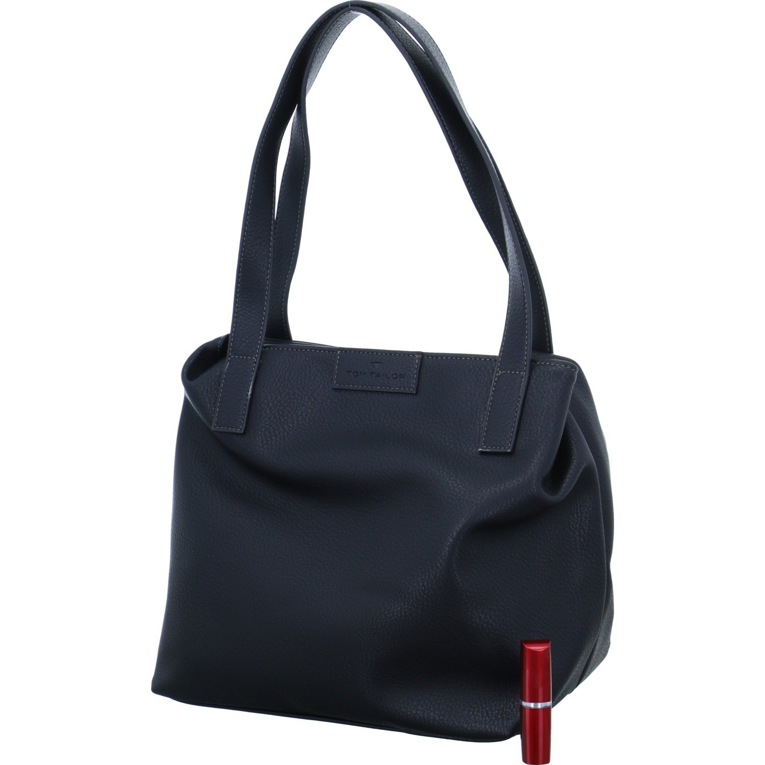 TOM TAILOR Women's Miri Zip Shopper (Pack of 2), black, 43x19x28, 003446