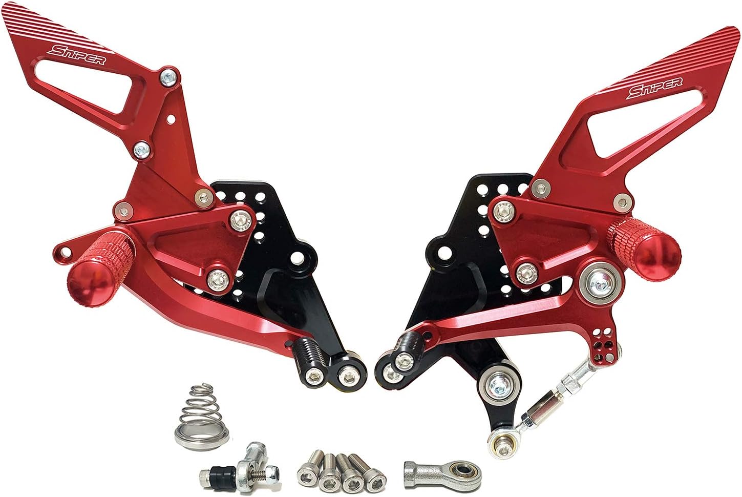 Amazon Cbr250rr Mc51 バックステップ赤 クイックシフター装着車用 Sniper スナイパー Sp0114r バックステップ 車 バイク