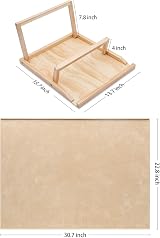 Becko US Wooden Puzzle Board Holder Set Up to 1000 Pieces Adjustable Angles view 2