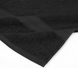Amazon Basics Bath Towels 100% Cotton Fade Resistant Black Pack of 2 70 x 140 cm view 8