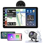 2024 Newest Portable Wireless Carplay,Car Radio Receiver with Wireless Carplay, Android Auto,Mirrolink,7-Inch HD IPS Touchscr