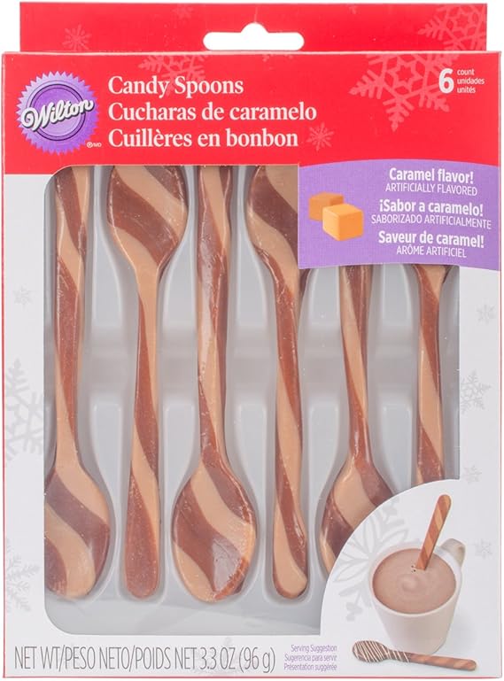 Wilton Caramel Flavor Candy Spoons Kitchen & Dining