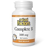 Natural Factors, Complete B 100 mg, Time Released