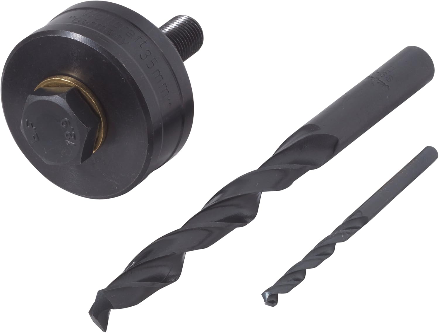 wolfcraft Hole Cutter Set diameter 35 mm, 3 Pcs. I 8925000 I For punching clean and precise holes in stainless steel sinks with ease