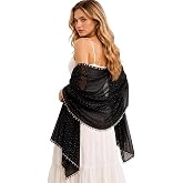 Chandrakala Women's Sheer Chiffon Dupatta, Scarf Chunni Stole Wrap for Salwar Kameez, Wedding Party Gift