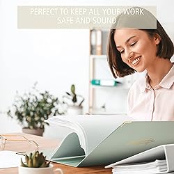 Aesthetic 3 Ring Binder Set of 2 - Sturdy 1 Inch