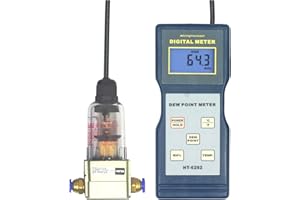HOJILA Dew Point Meter HT-6292 Hygrometer Thermometer Humidity Temperature Meter for Workshops, Computer Stations, Laboratories and Warehouses