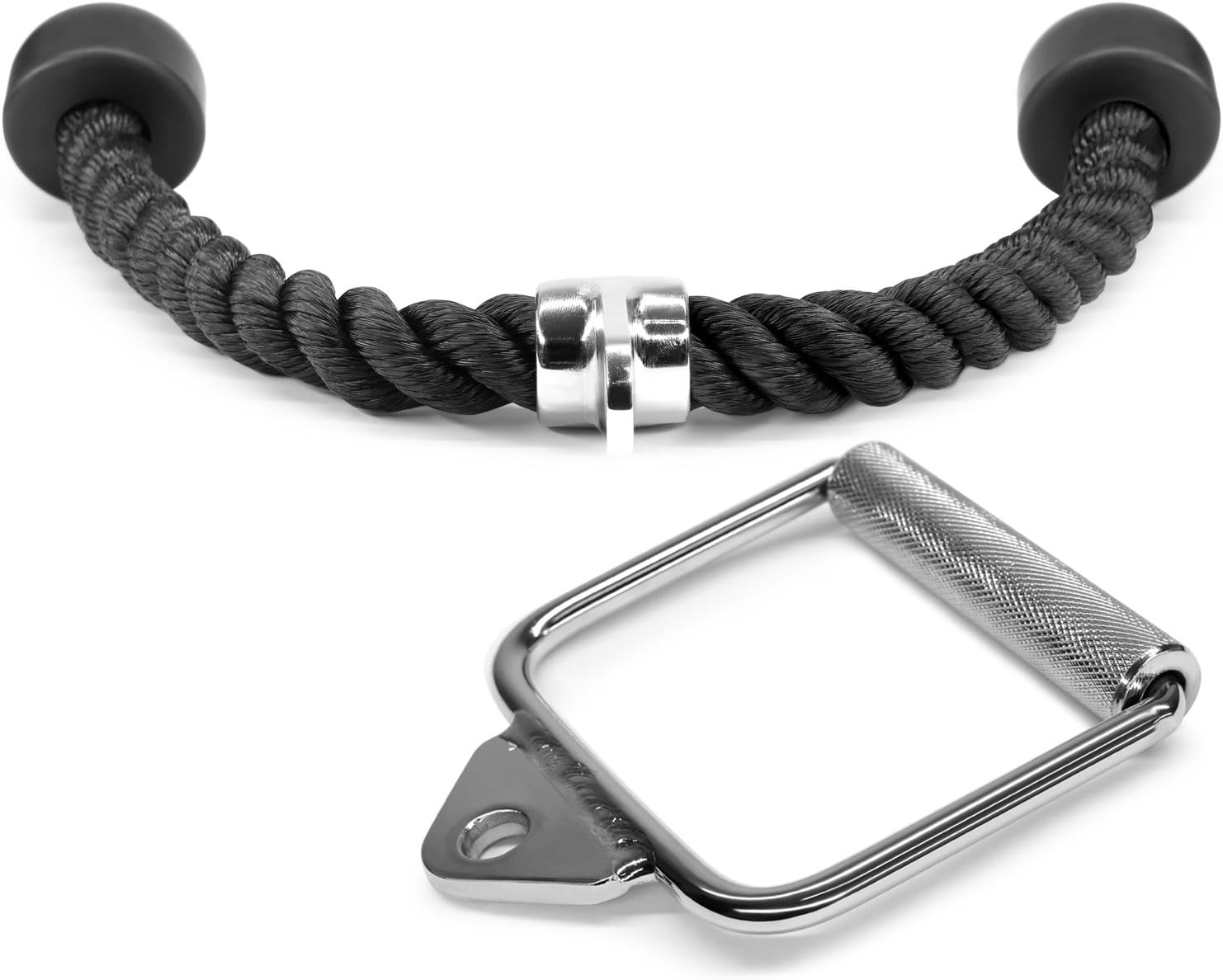 Yes4All LAT Machine Accessory Pull Down (Option): Tricep Rope, Single D-Handle, V-Shaped Bar & Rotating Straight Bar